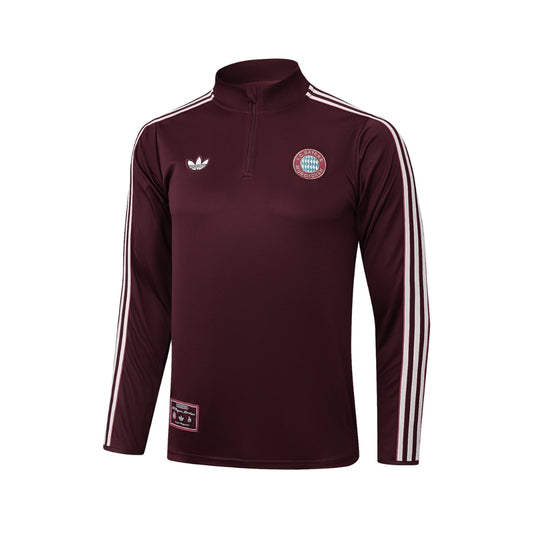 Bayern White/Burgundy Tracksuit