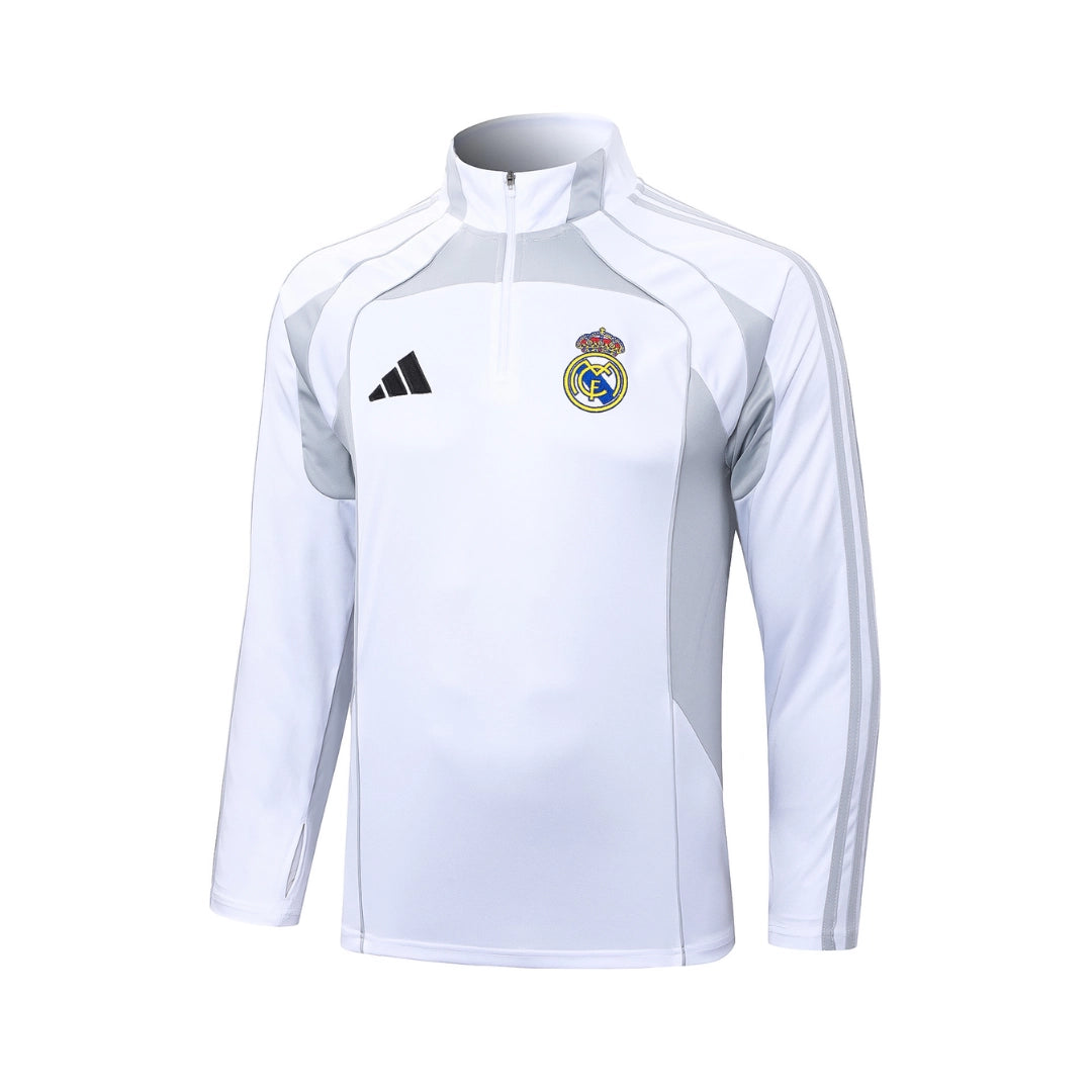 Real Madrid White/Grey Kids Tracksuit - My Store