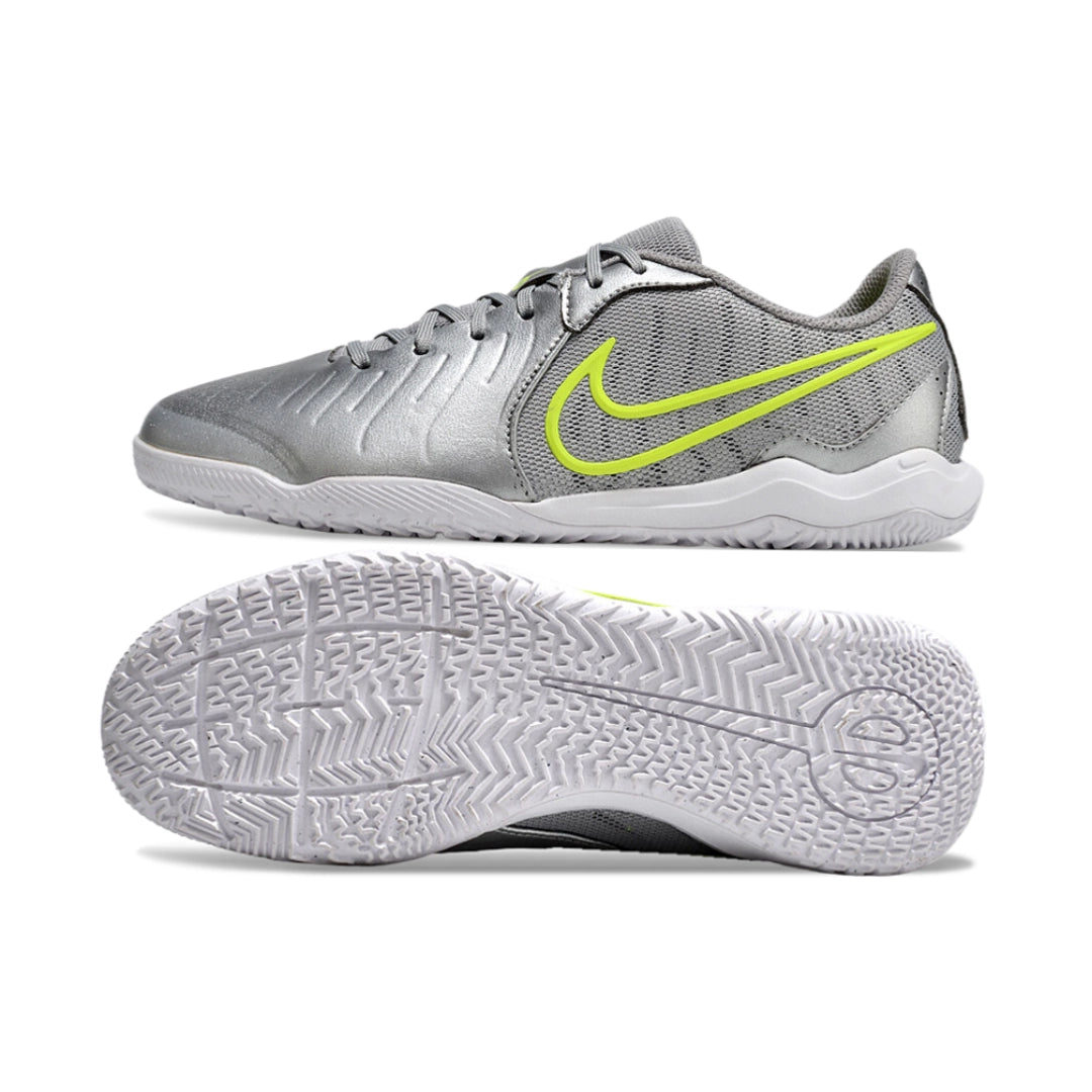 Tiempo Legend 10 Silver/Yellow Futsal - IC