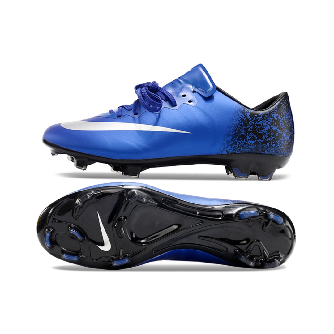حذاء Mercurial Vapor 10 Elite "CR7" أزرق/أسود معدني - FG