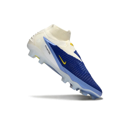 Phantom 6 High Elite Cream/Blue - FG