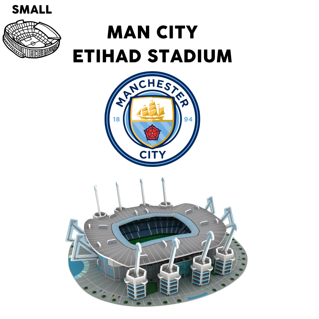 Small Etihad - Manchester City (47 pcs) 3D Stadium - My Store