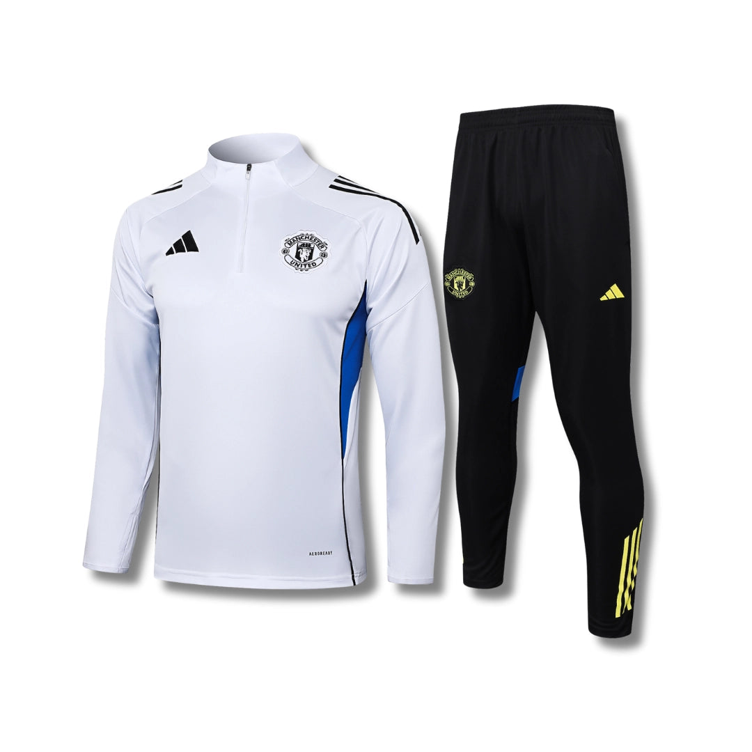Manchester United White/Blue Tracksuit