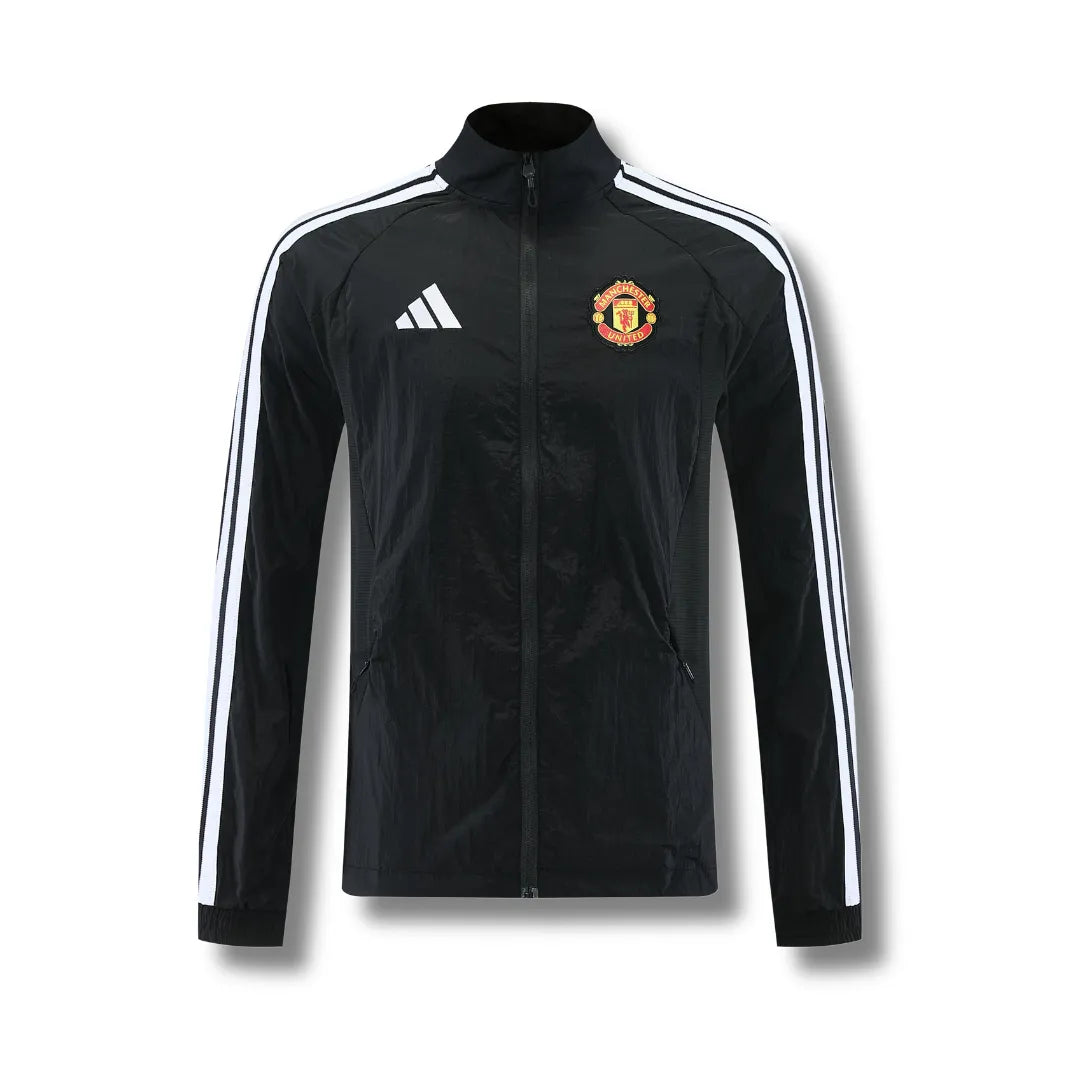 Manchester United Black Windbreaker 26/27