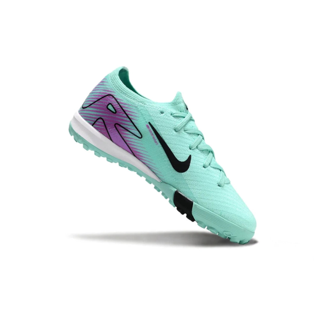 Kids Mercurial Vapor 16 Air Zoom Elite Baby Blue/Black - Turf