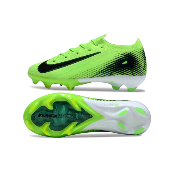 حذاء Mercurial Vapor 16 Air Zoom Elite للأطفال باللون الأخضر/الأسود - FG
