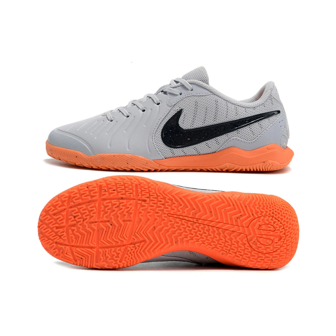 Tiempo Legend 10 Grey/Orange Futsal - IC