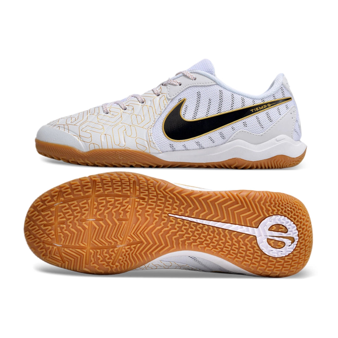 Tiempo Legend 10 White/Gold Futsal - IC