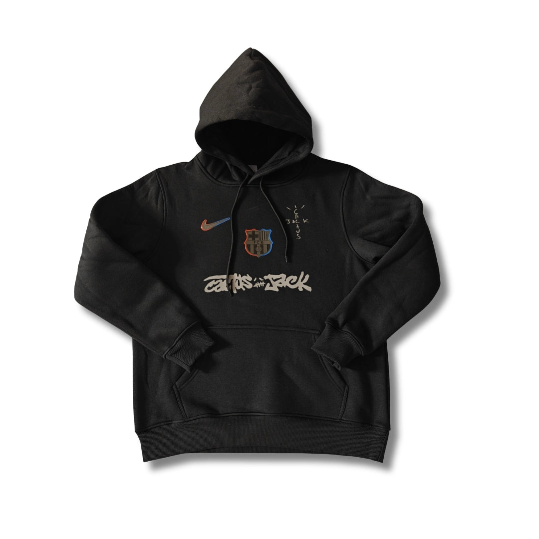 Barcelona x Travis Scott Black Hoodie - My Store