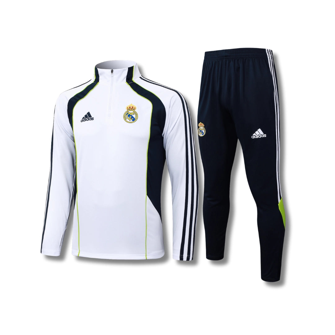 Real Madrid White/Black Tracksuit - My Store