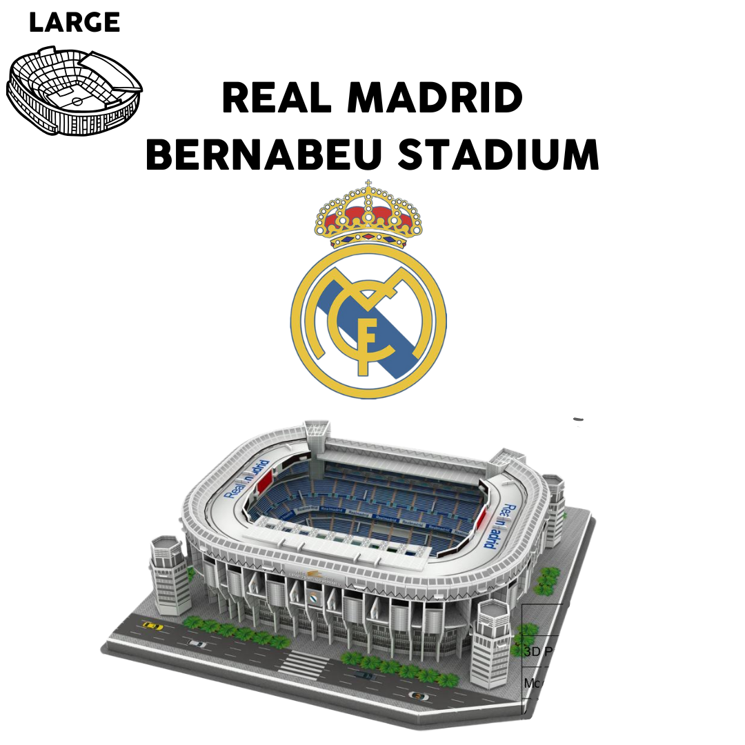 Large Santiago Bernabéu - Real Madrid (101 pcs) 3D Stadium