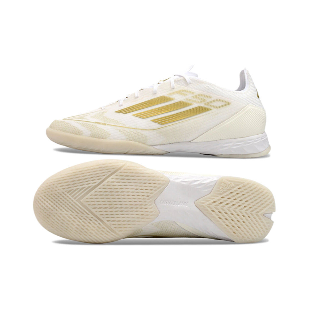 F50 White/Gold Futsal - IC