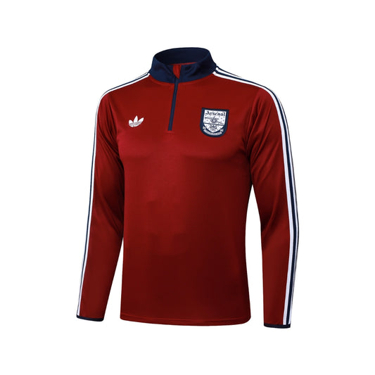 Arsenal Burgundy/White Tracksuit