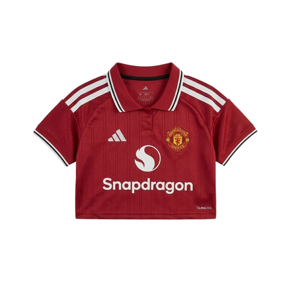 Man United Women 26/27 Crop Top - Home