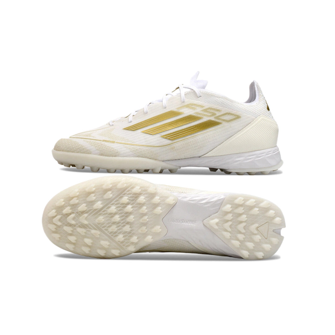 F50 Elite أبيض/ذهبي - TF