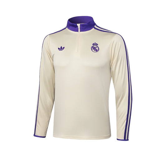 Real Madrid Cream/Purple Tracksuit