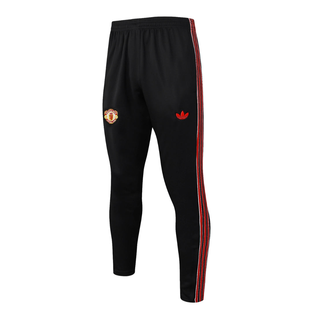Manchester United Black/Red Tracksuit