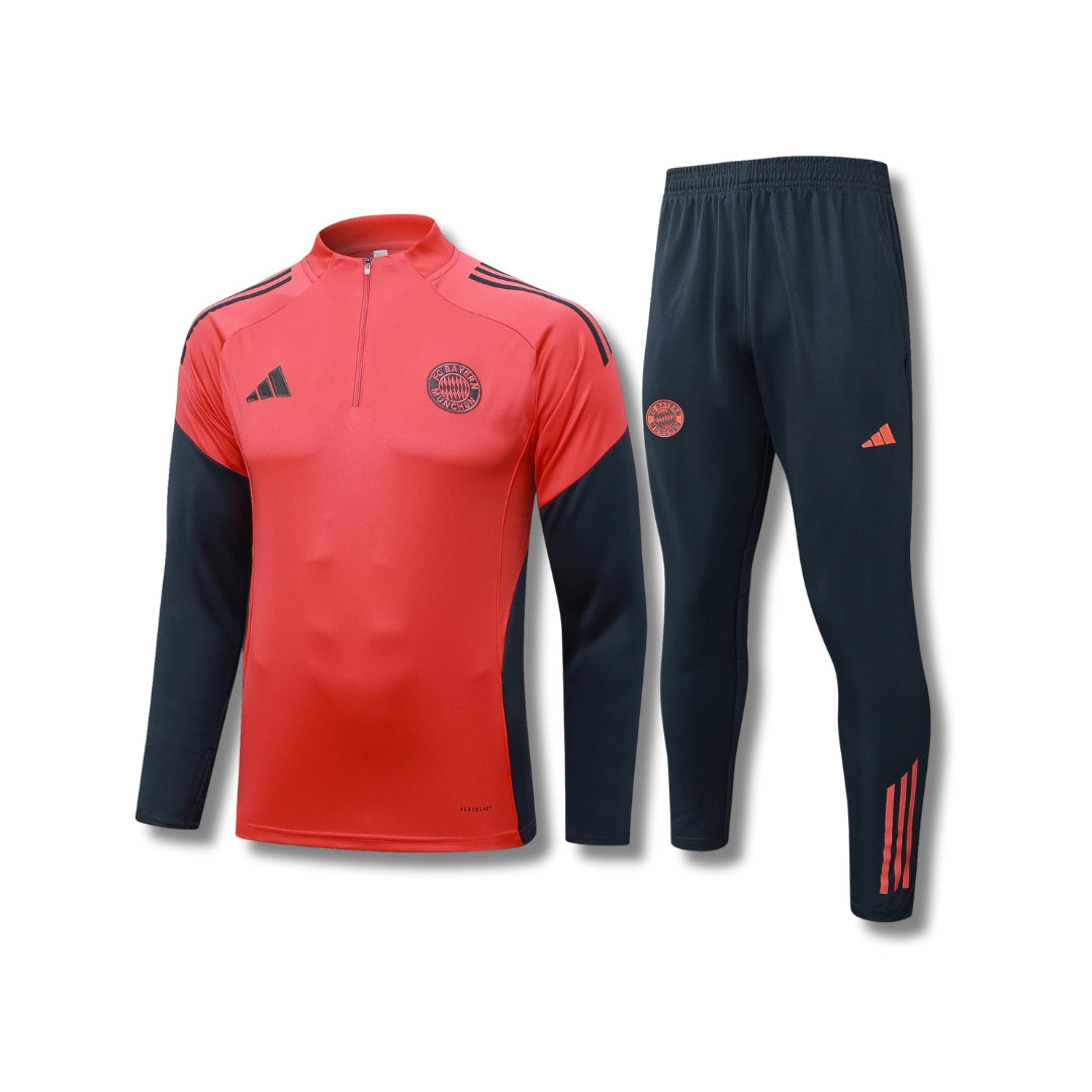 Bayern Red/Black Kids Tracksuit - My Store