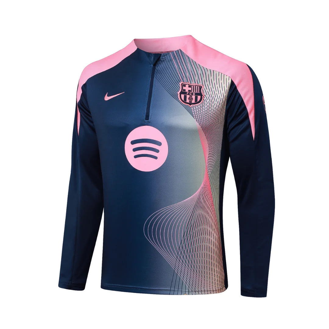 Barcelona Blue/Pink Kids Tracksuit - My Store