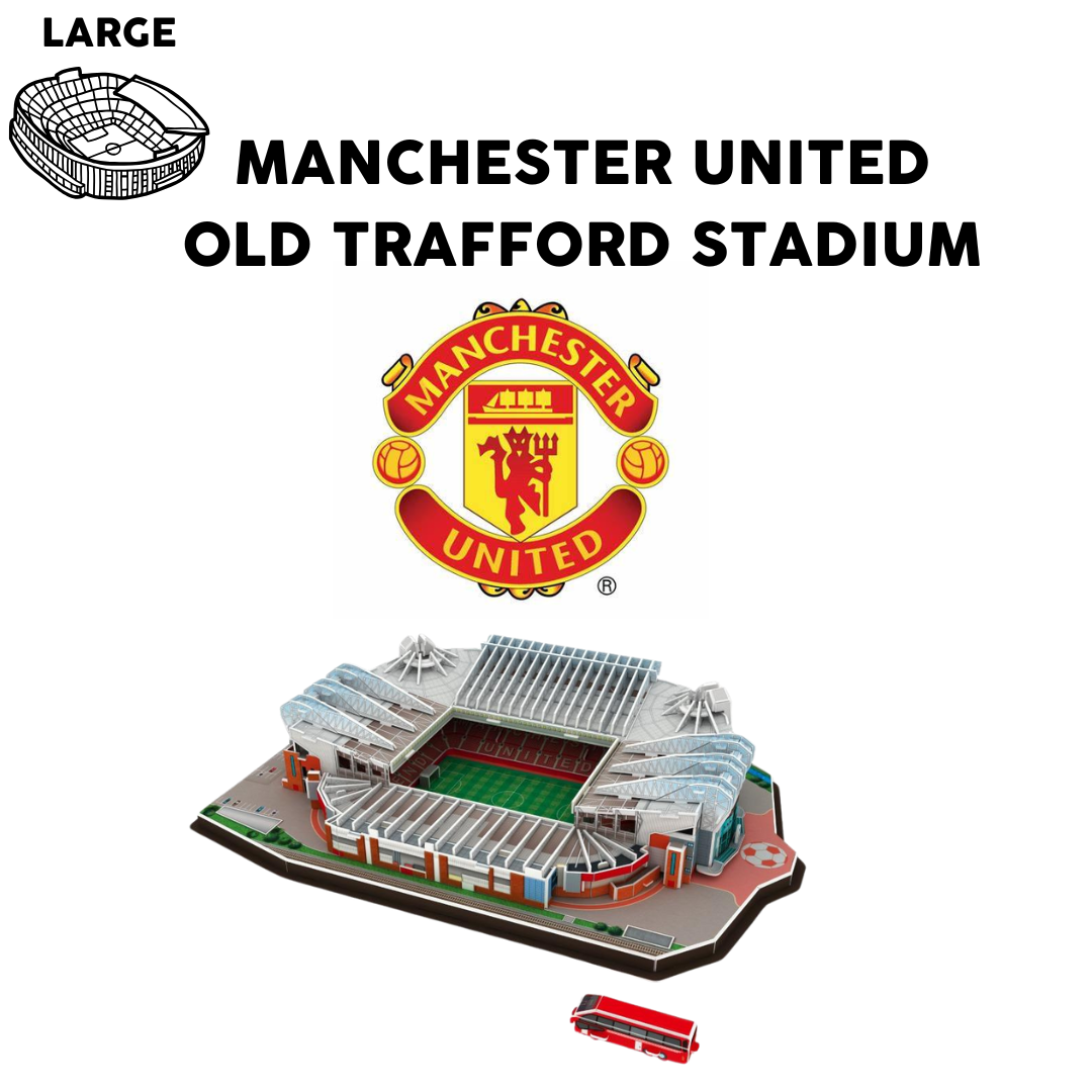 Large Old Trafford - Manchester United (138 pcs) 3D Stadium - My Store