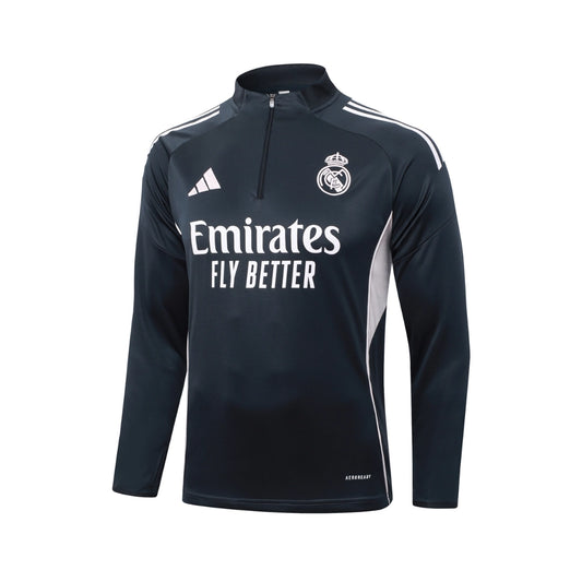 Real Madrid Black/White Tracksuit