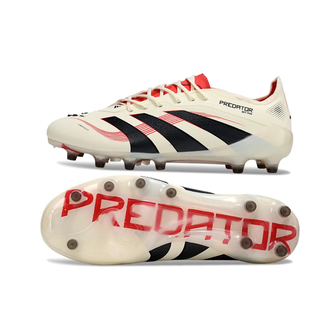 Predator 25 Elite White/Red - FG