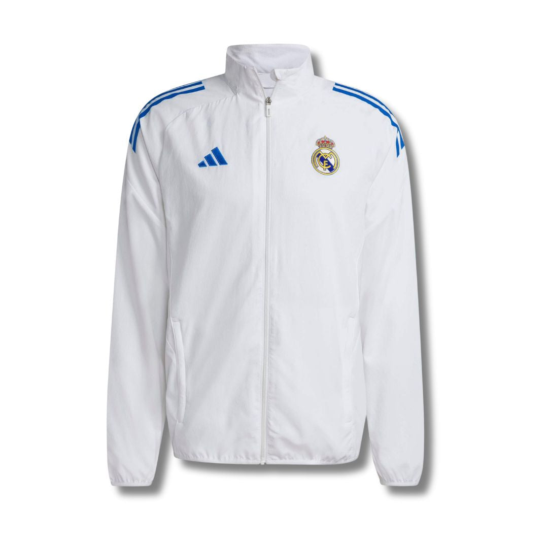 Real Madrid White/Blue Windbreaker