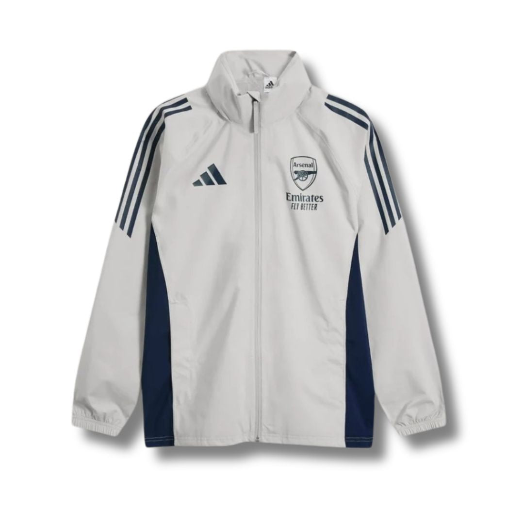 Arsenal White/Navy Windbreaker