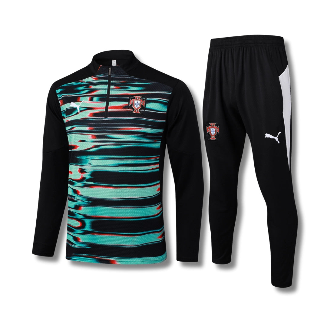 Kids Portugal Black/Multicolor Tracksuit - My Store