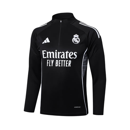 Real Madrid Black/White Tracksuit