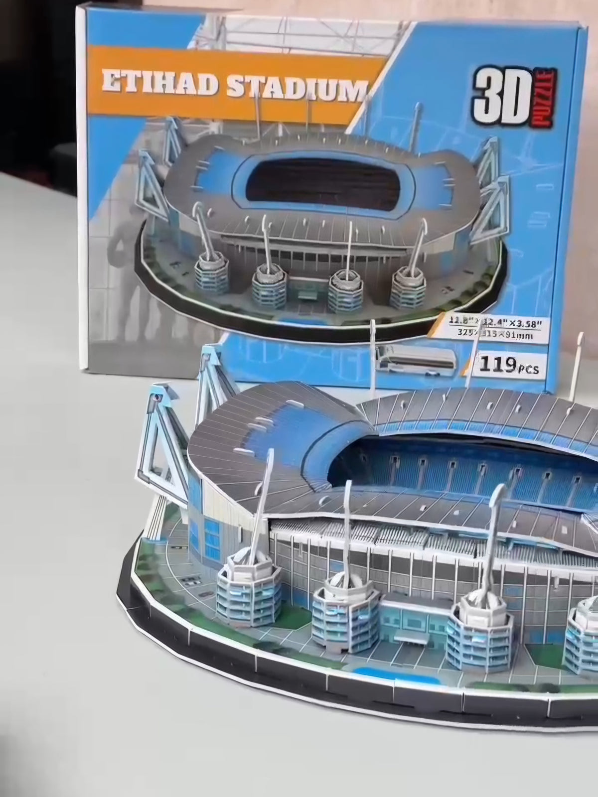 Large Etihad - Manchester City (118 pcs) 3D Stadium - My Store