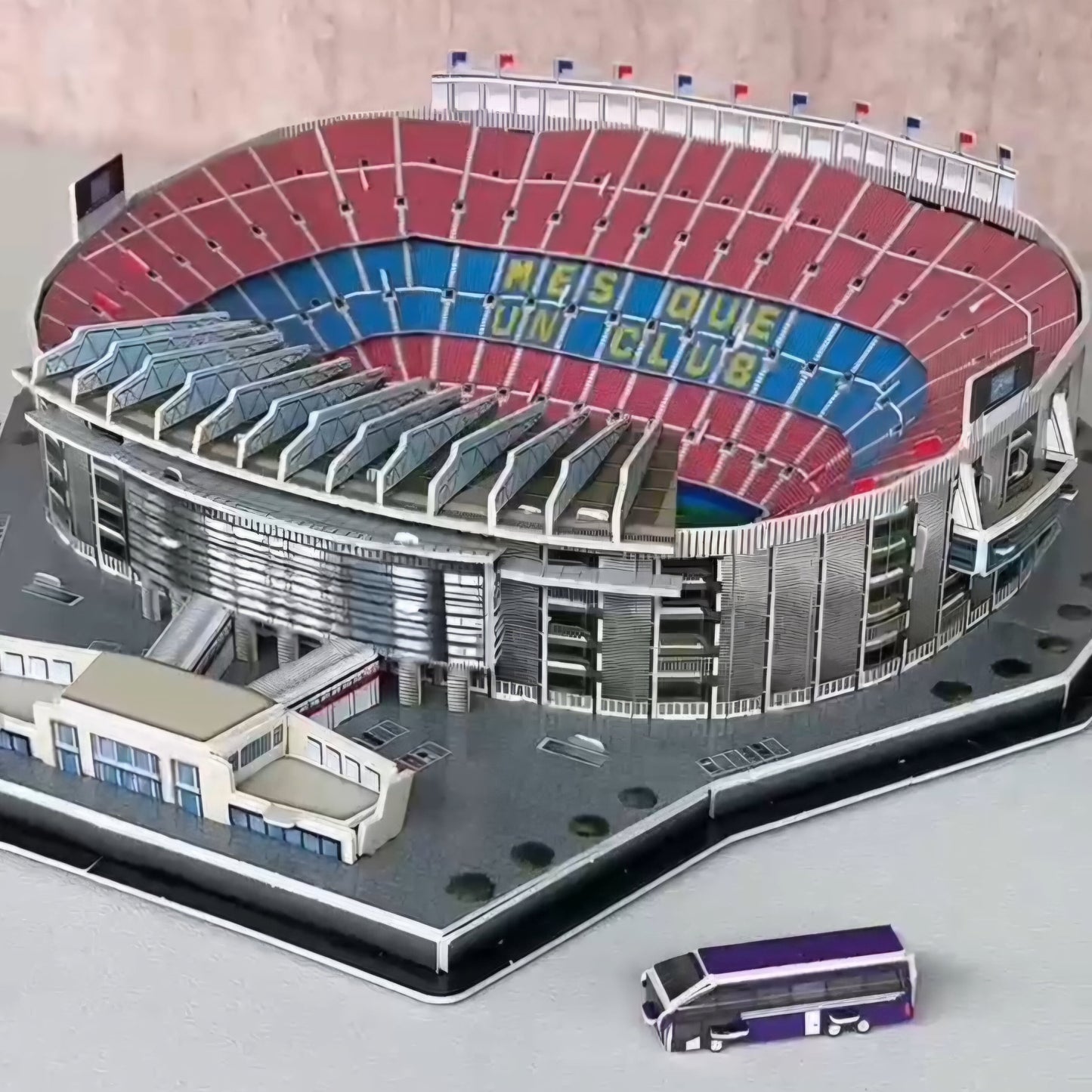 Large Camp Nou - Barcelona (69 pcs) 3D Stadium