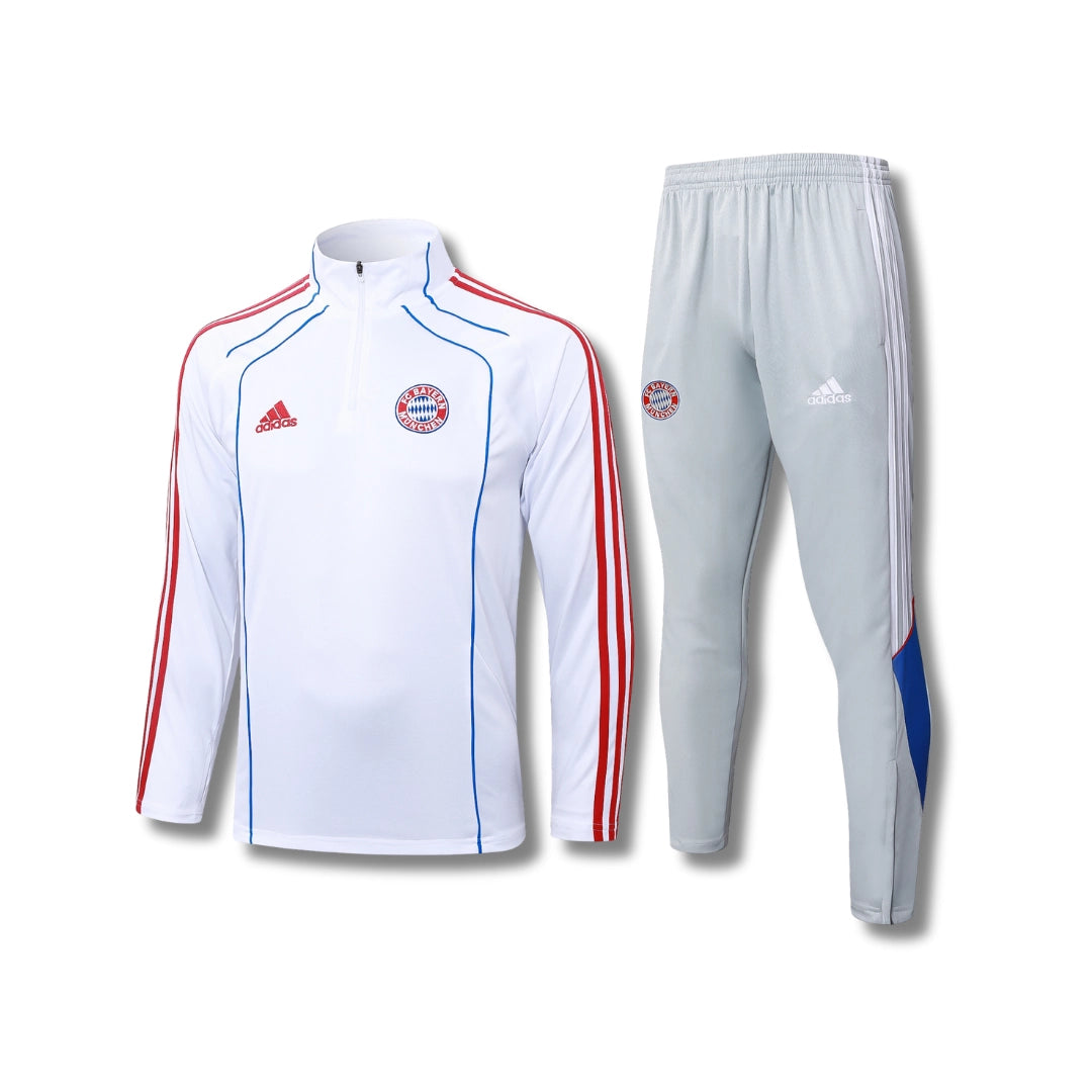 Bayern White/Red Kids Tracksuit - My Store