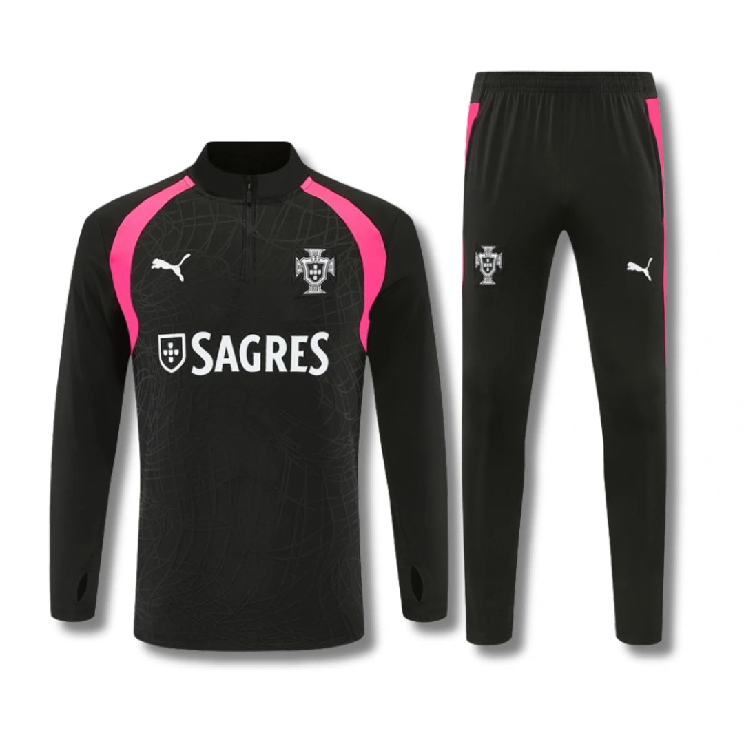 Portugal Black Tracksuit 26/27