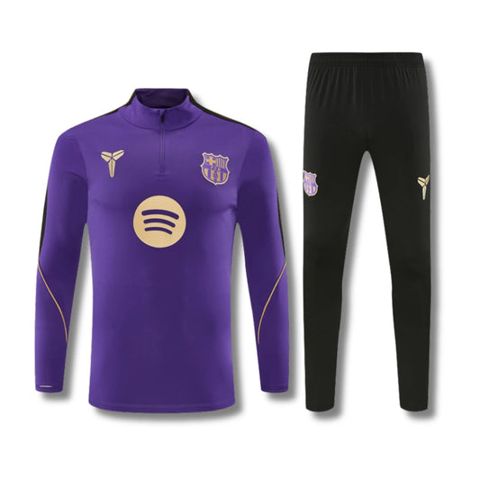 Kids Barcelona Purple Tracksuit 26/27