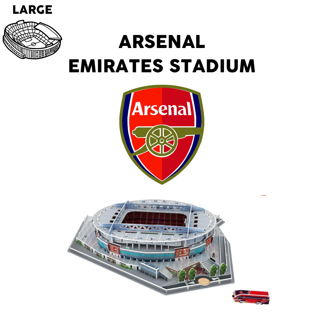 Large Emirates - Arsenal (85 pcs) 3D Stadium – Kit Crates