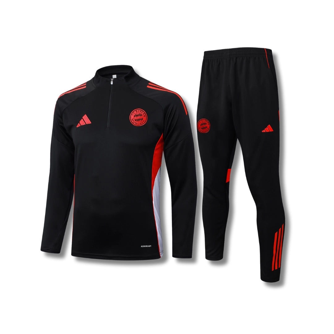 Bayern Black/Red Kids Tracksuit - My Store