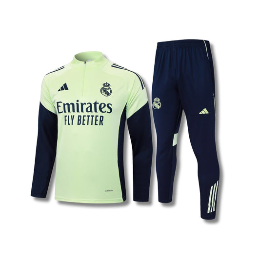Real Madrid Black/Lime Tracksuit