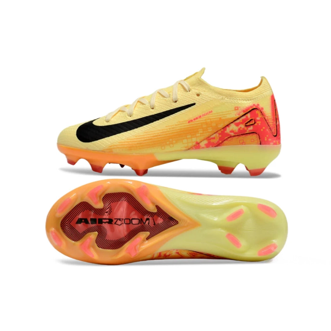 Kids Mercurial Vapor 16 Air Zoom Elite Peach/Black - FG