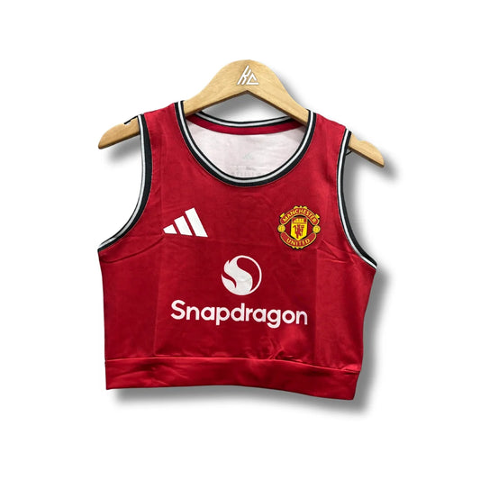 Man United Women 25/26 Crop Top - Home - My Store