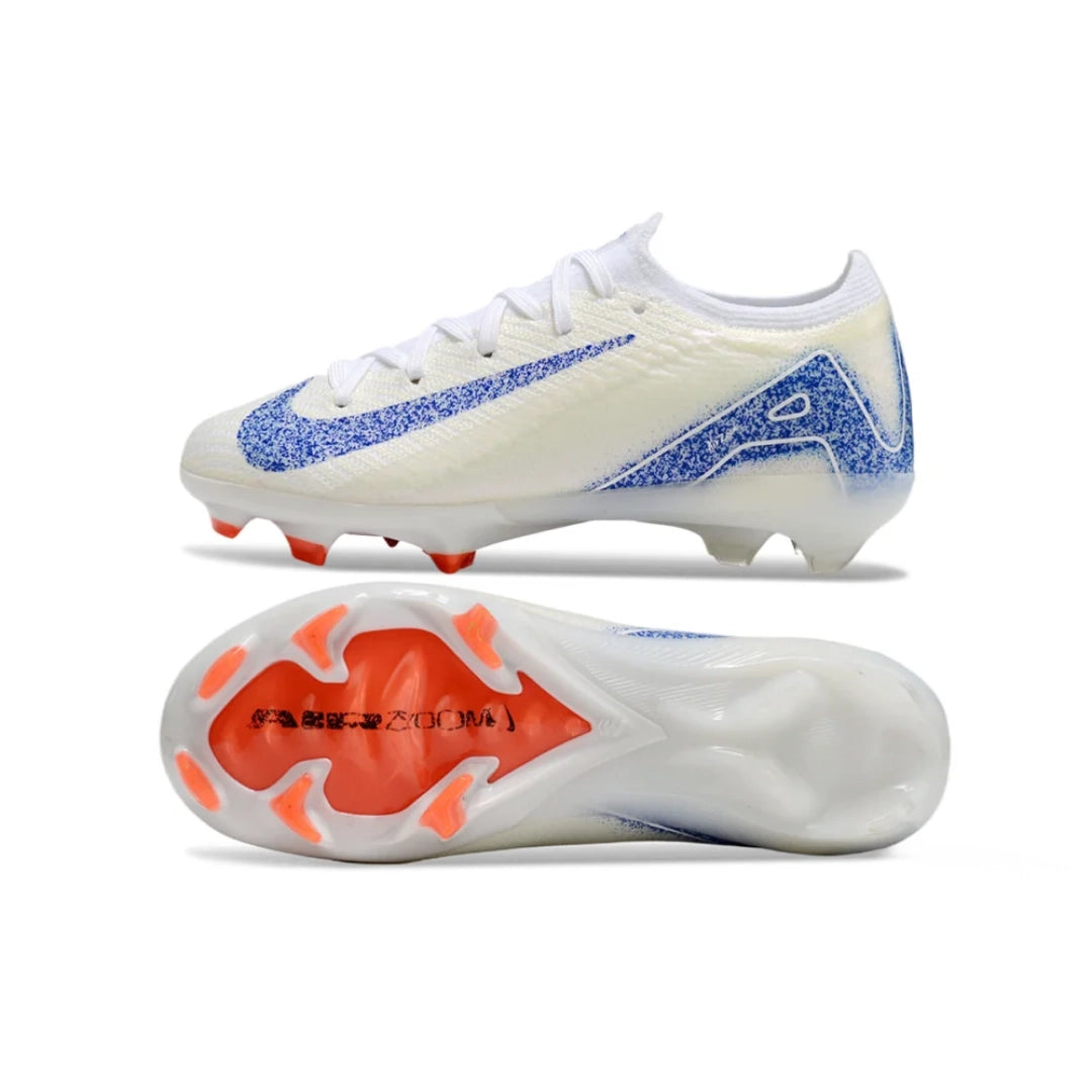 Kids Mercurial Vapor 16 Air Zoom Elite White/Blue - FG