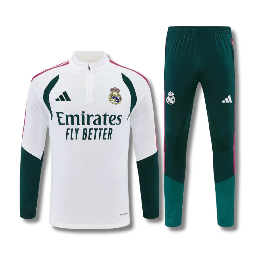 Real Madrid White/Navy Tracksuit 26/27