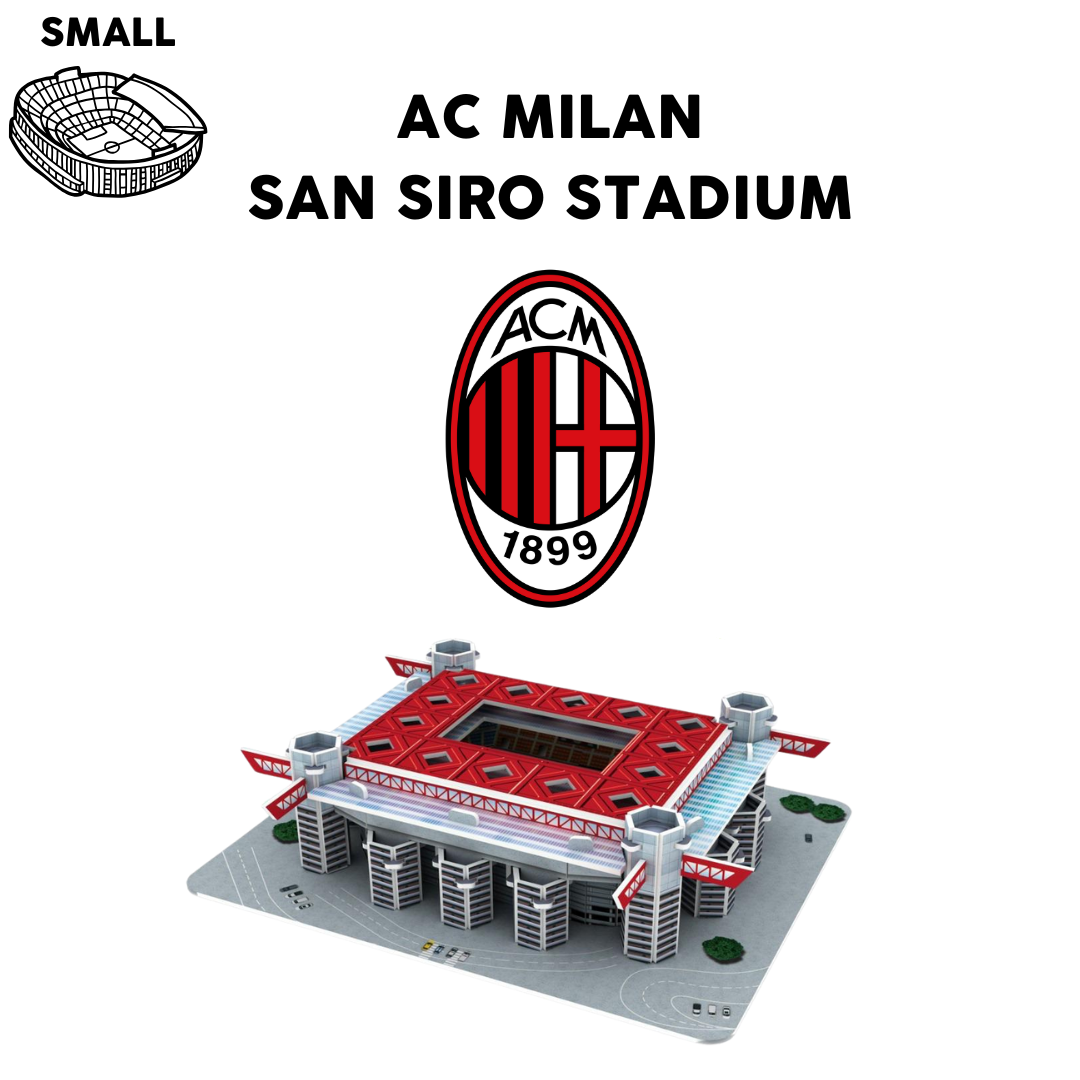 Small San Siro - AC Milan (49 pcs) 3D Stadium - My Store