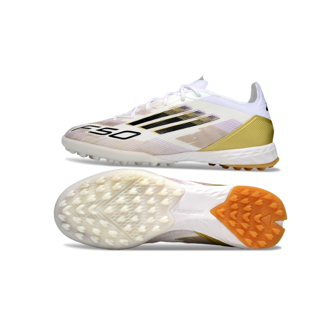 F50 Elite أبيض/ذهبي - TF