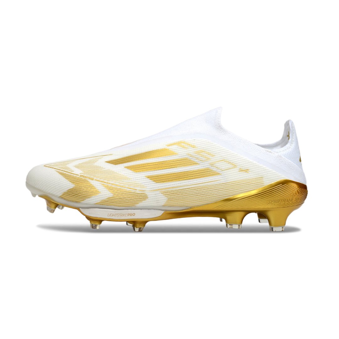 F50+ Laceless Elite White/Gold - FG