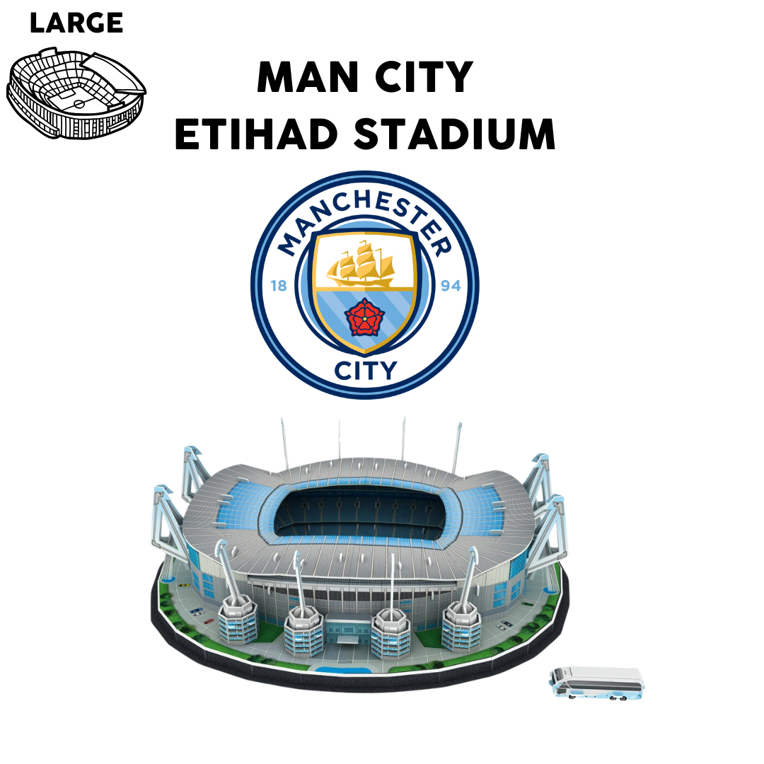 Large Etihad - Manchester City (118 pcs) 3D Stadium - My Store
