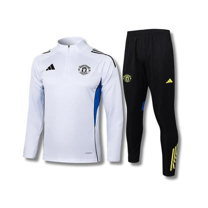 Manchester United White/Blue Tracksuit
