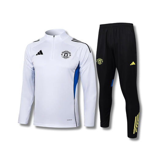 Manchester United White/Blue Tracksuit