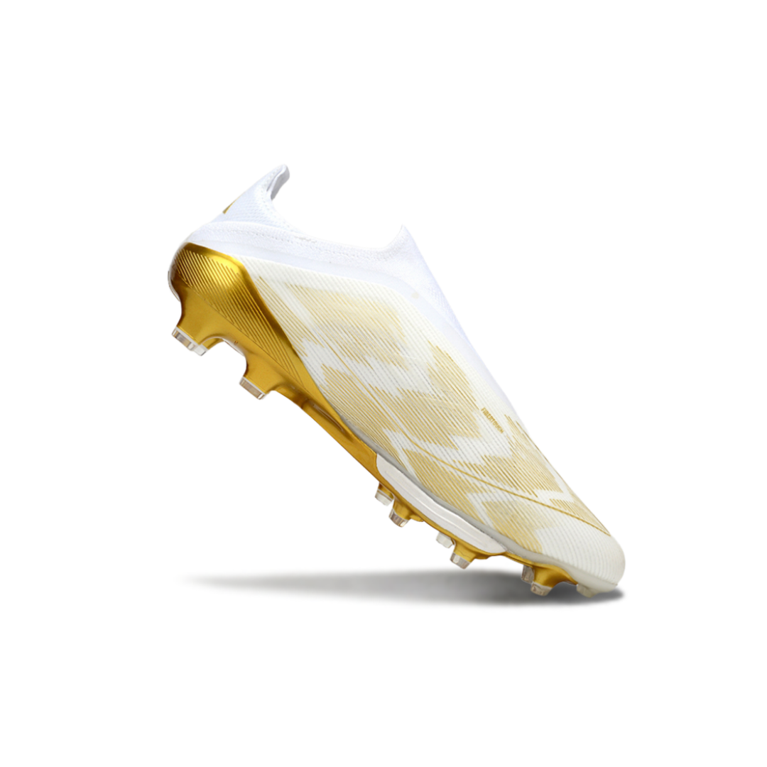 F50+ Laceless Elite White/Gold - FG