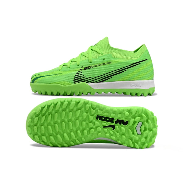 حذاء Mercurial Vapor 15 Air Zoom Elite للأطفال باللونين الأخضر والأسود - عشبي